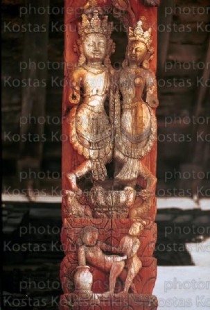 Νεπάλ Ερωτκή τέχνη ναών  Κατμαντού 29